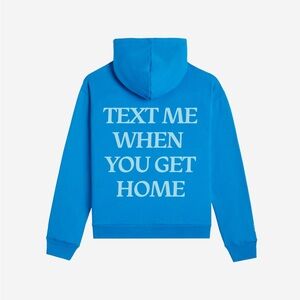 Lonely Ghost Hoodie Sweatshirt “Text Me When You Get Home” Size M
